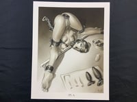 "Sizing Abby" Reproduction Print