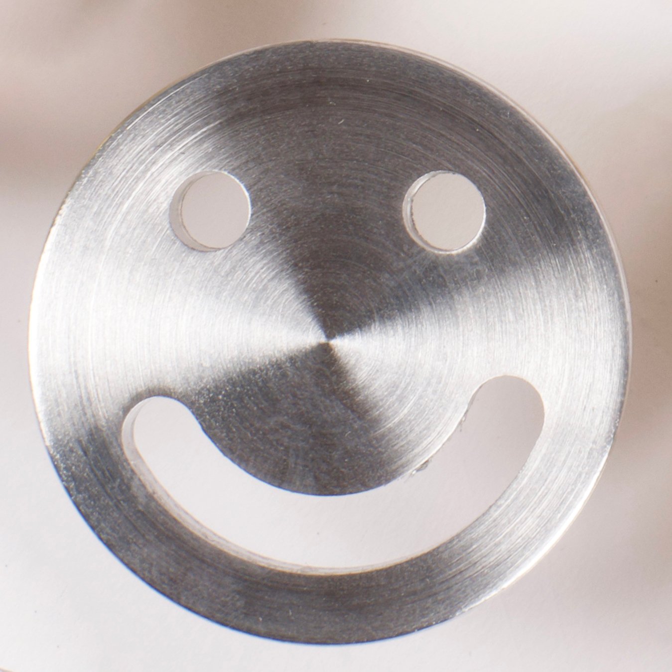 Hand Milled Aluminum Smiley Cupboard Pull