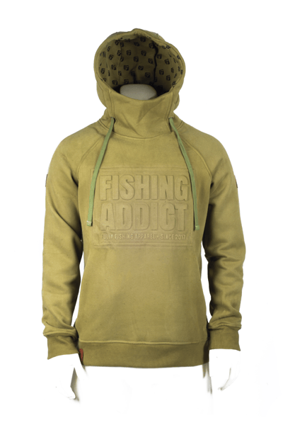 Image of Hoody "fishing addict" – Oversized!