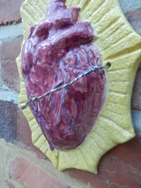 Image 2 of Sacred Heart Ceramic Wall Art