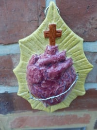 Image 3 of Sacred Heart Ceramic Wall Art