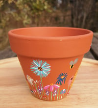 Image 2 of Floral flower pot 8cm