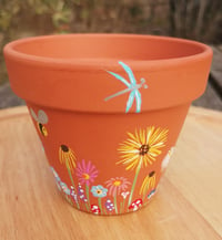 Image 3 of Floral flower pot 8cm