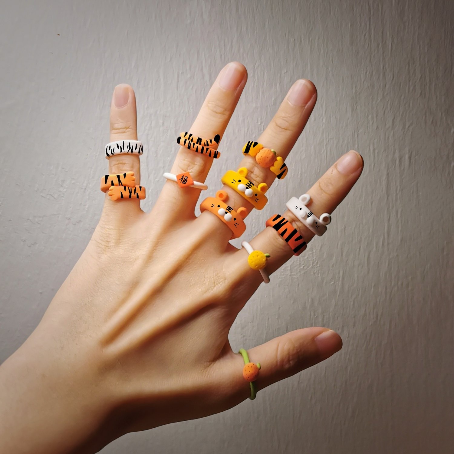 Tiger year CNY theme ring 🐯