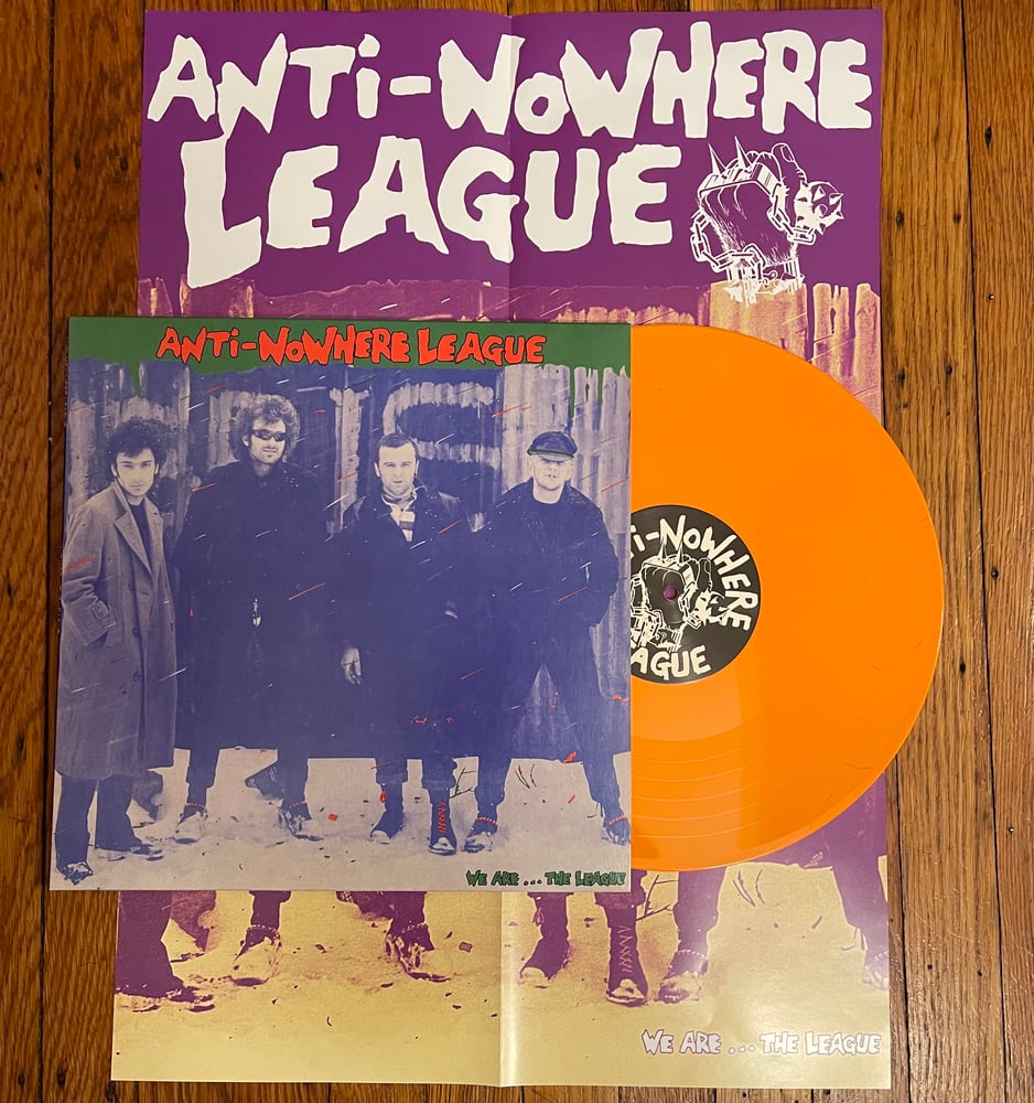 Image of Anti-Nowhere League - We Are…The League LP (Generation Records Exclusive Orange Vinyl)