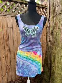 Image 1 of Butterfly Rainbow Skort Set Small