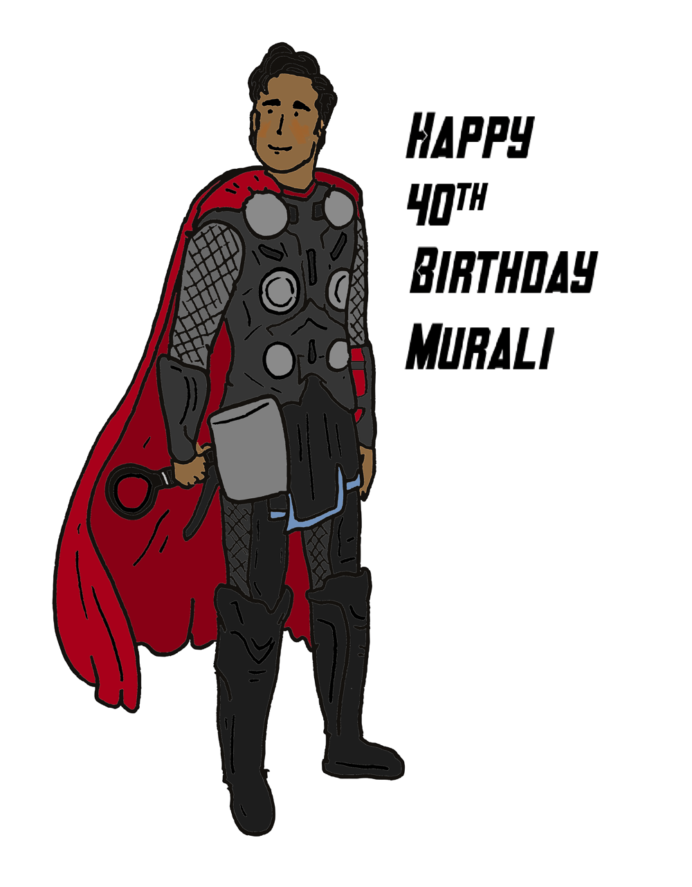 Image of Personalised custom illustration card - perfect for birthdays, weddings, engagements, etc! 