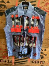 Image 1 of 19AD PAINTED BUTTON DOWN sz L