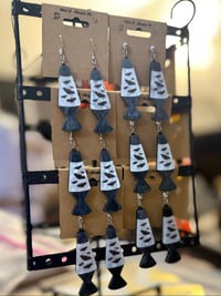 Image 2 of FRICKEN’ BATS LAVA LAMP EARRINGS