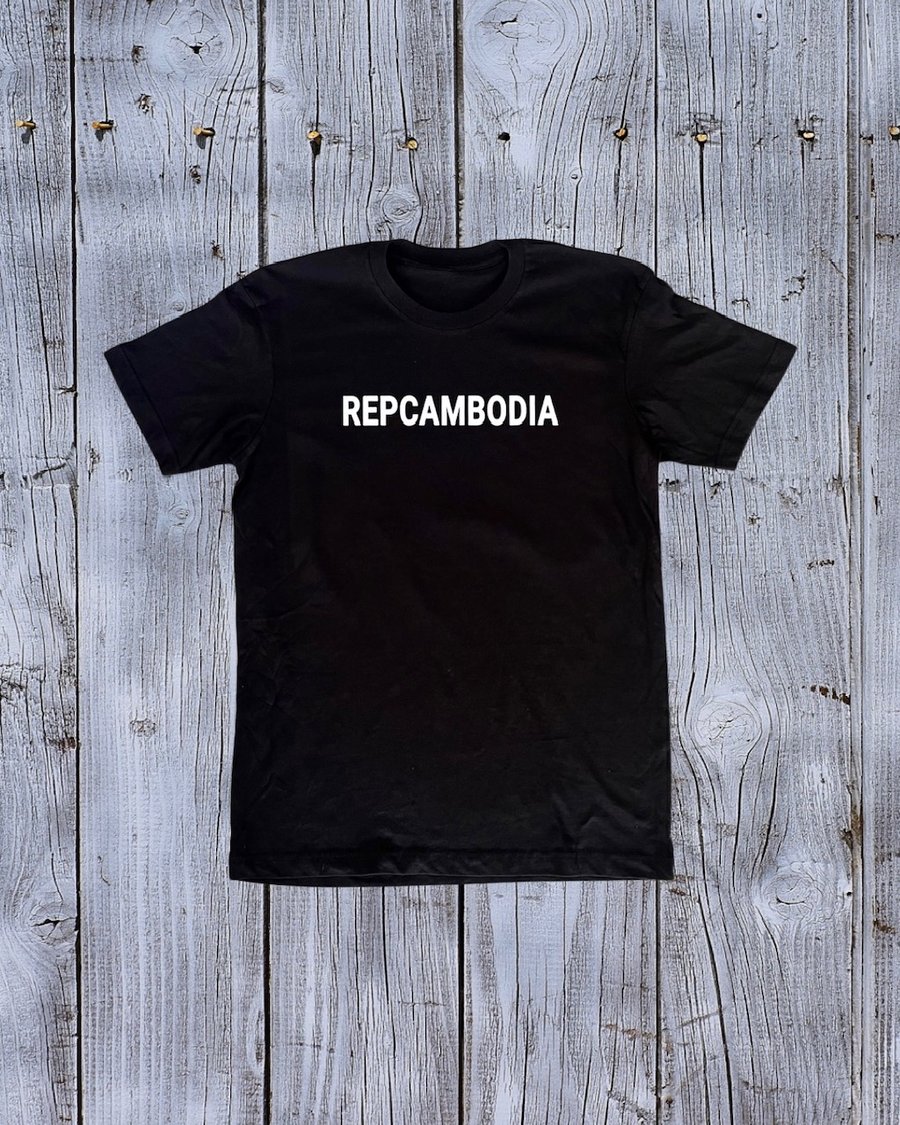 Image of Repcambodia Simple Text Tee