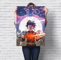 Tanjiro X Yoriichi Sun Breathing Poster