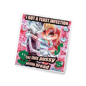 Image of djinn kazama "yeast infection" poster print
