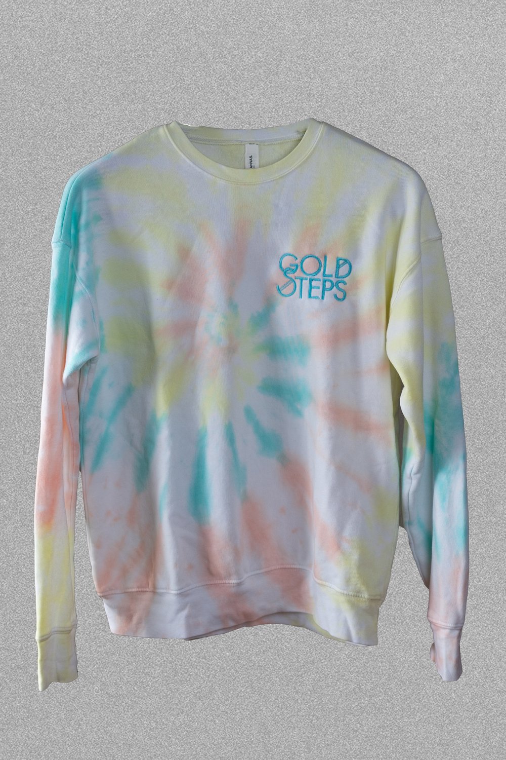 Tie Dye Embroidered Crewneck Sweatshirt