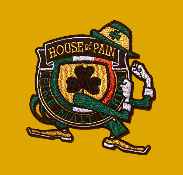 Image of House of Pain "Fighting Irish" patch by Danny Boy O'Connor