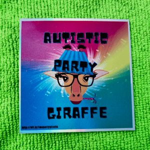 Giraffe Party Buttons & Stickers