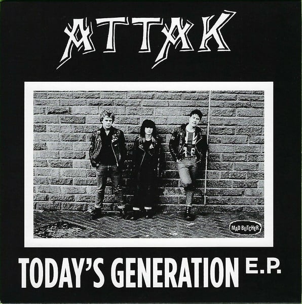 Image of Attak – "Today's Generation E.P." 7" (green vinyl)