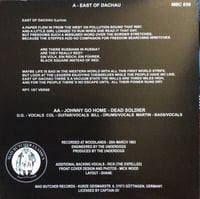 Image 2 of the Underdogs – "East Of Dachau" 7" (yellow vinyl)