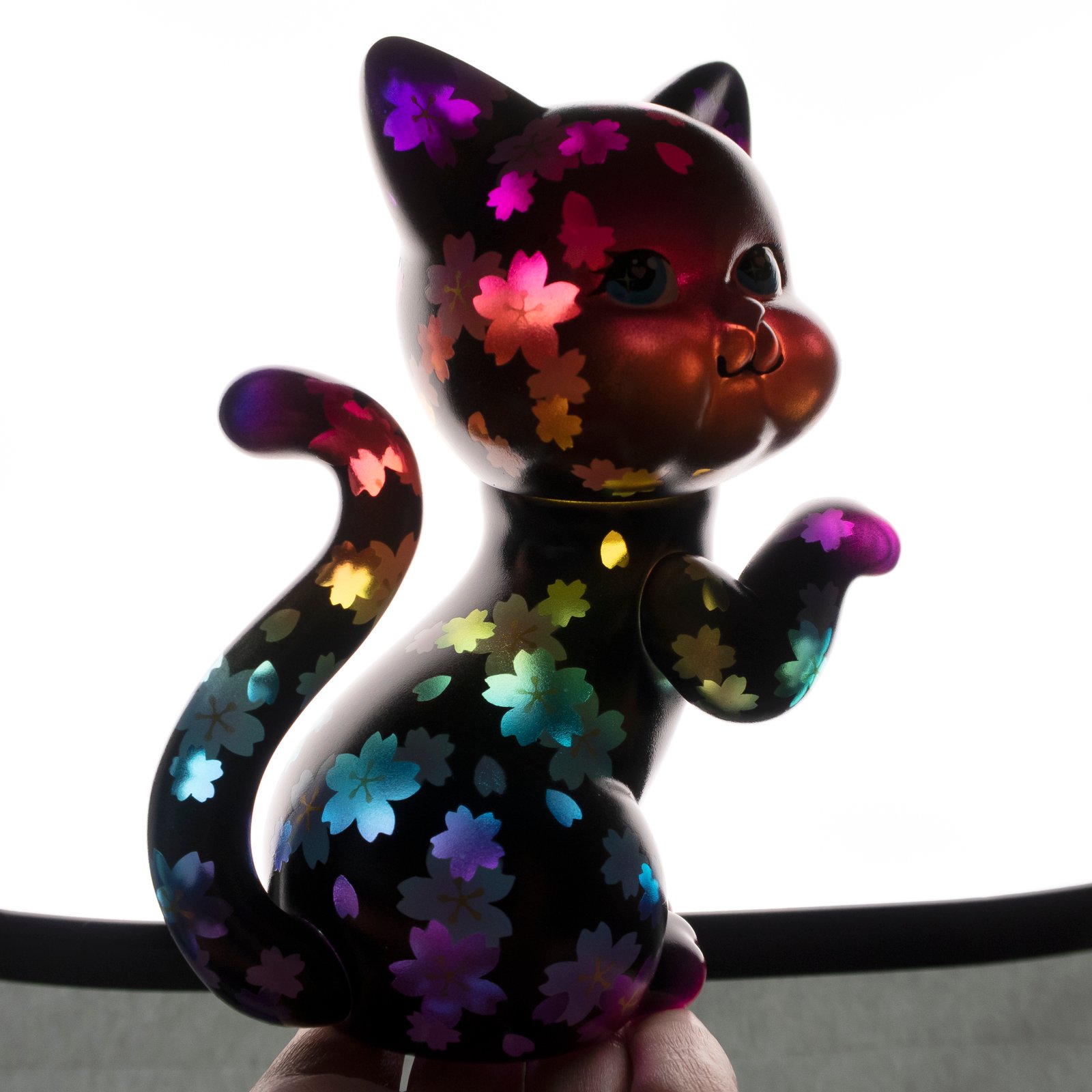 Sakura Rainbow Chibi Cat | Candie Bolton