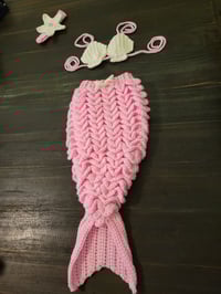 Image 1 of Baby mermaid photo prop 