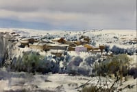 Pueblo nevado