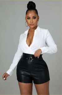 Foxy Leather Short