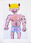 LIMITED EDITION PRINT "MUSCLE DEMON"