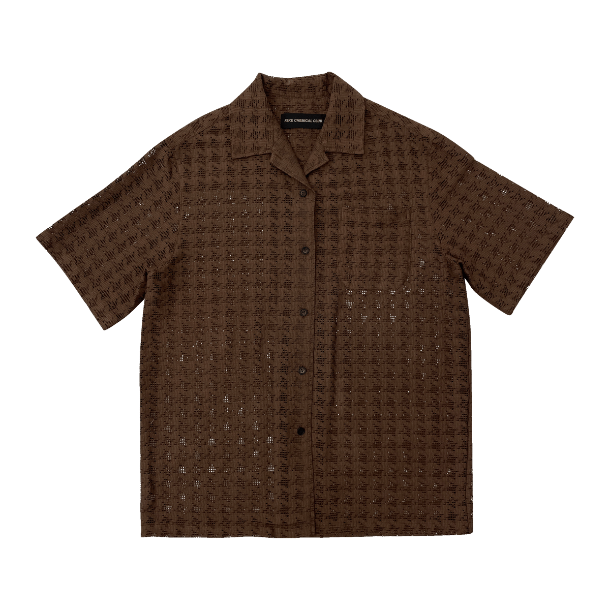 Image of Brown Knit Shirt