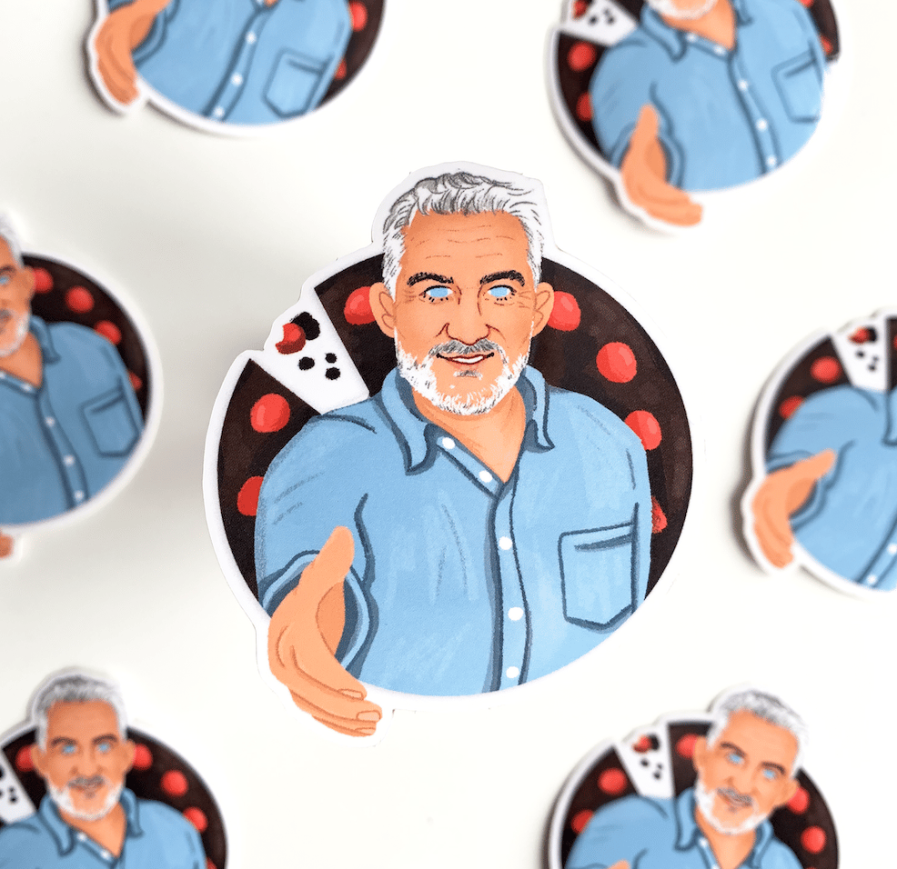 Image of GBBS Hollywood Handshake Sticker 