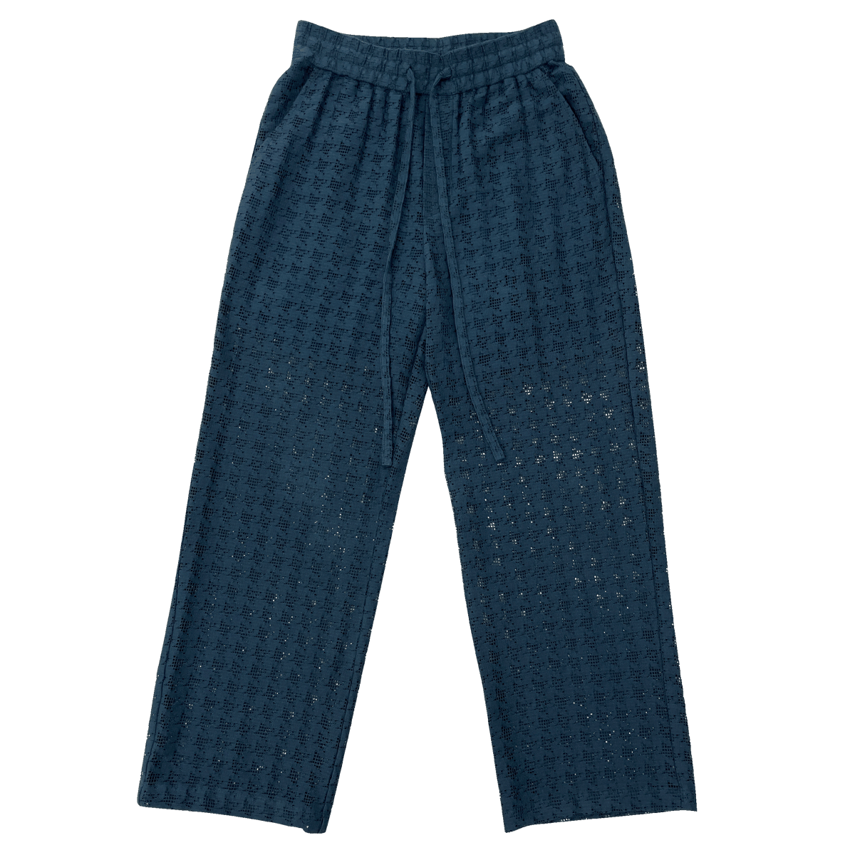 Image of Peacock Blue Relax fit Pants