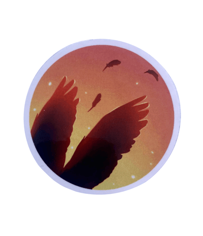 Image of Wings Sticker