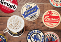 Rangers Beer Mats | Legends Themed Beer Mats (Pack of 12) Volume II