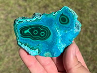 Image 3 of Malachite & Chrysocolla Polished Slab | Congo #3001