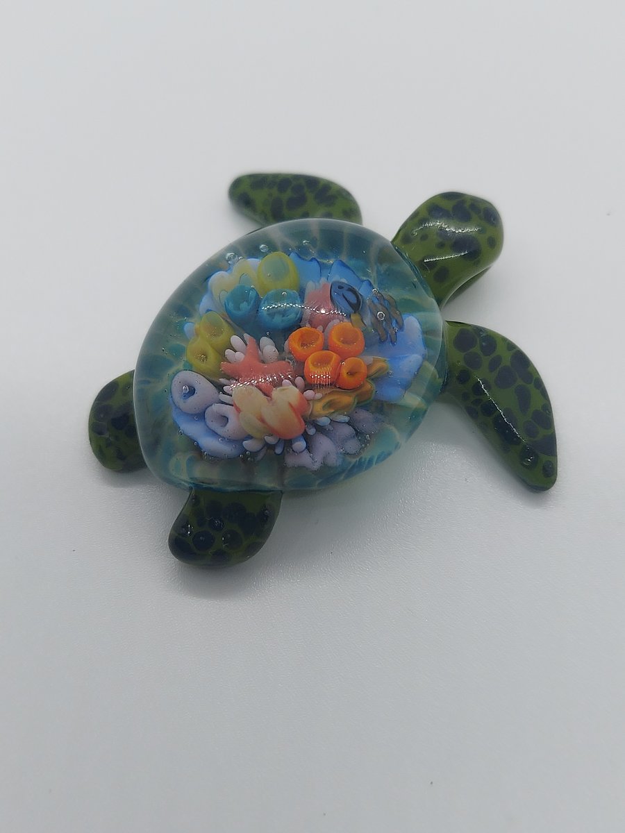 Image of Turtle reef pendant
