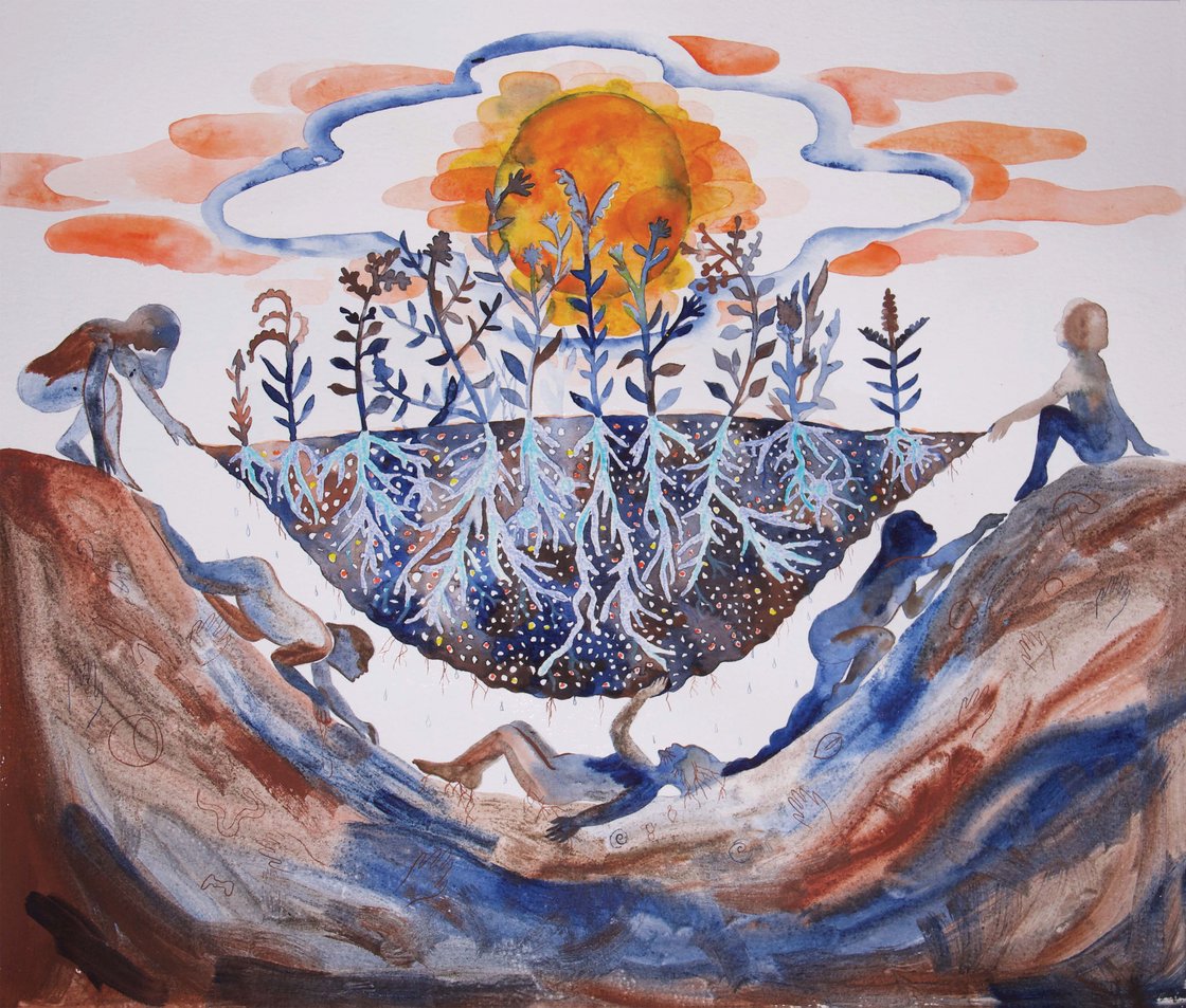 Image of Save Bell Bowl Prairie Print