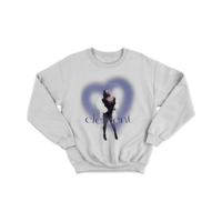 Heart Crew Neck in White