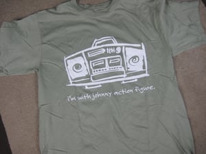 Image of "I'm With Johnny Action Figure" Tee