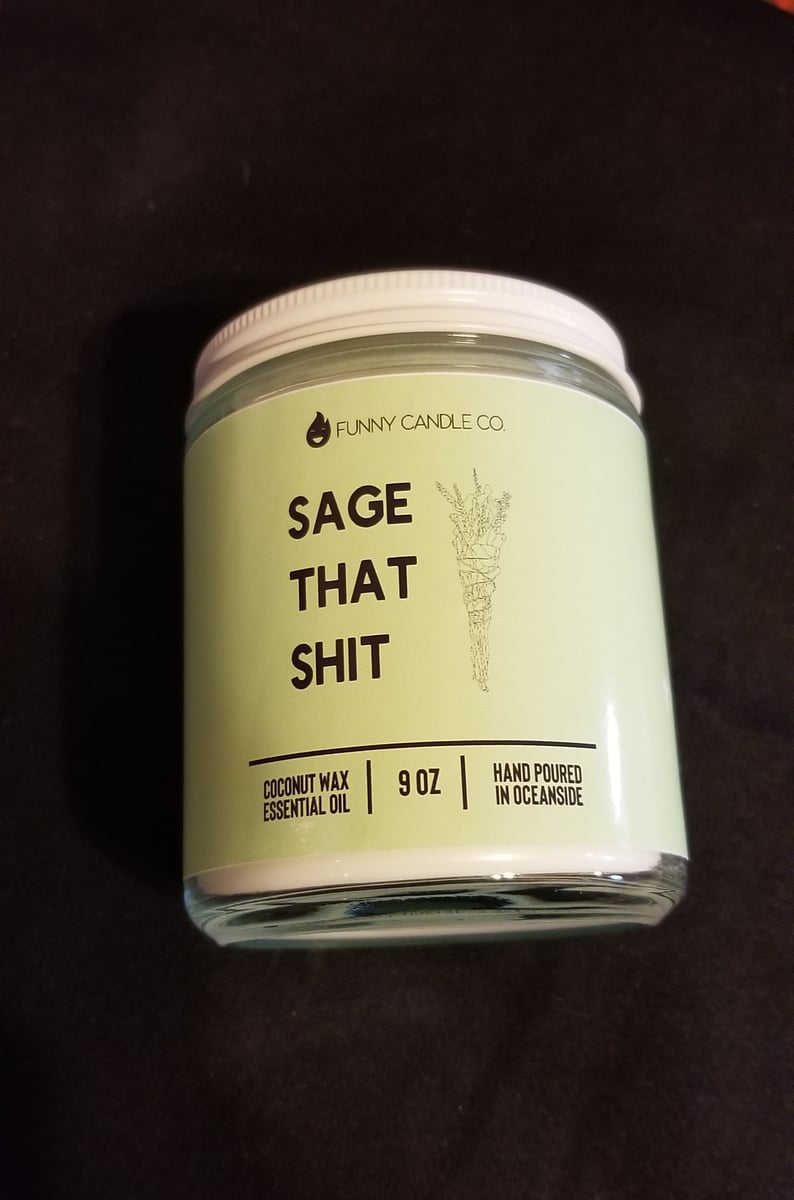 Sage that shit Candle | Road Hippie Emporium