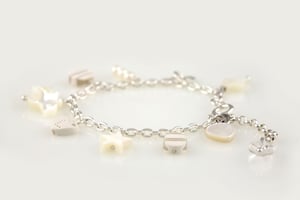 Image of Personalised Christening Charm Bracelet