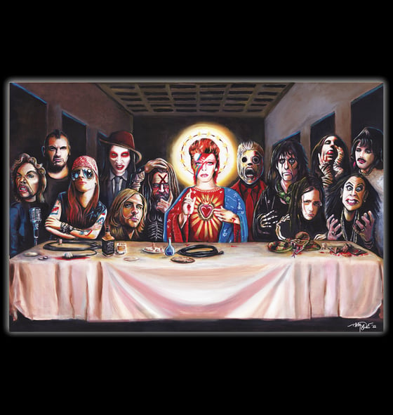 Image of "The LEAD SUPPER" 20x30" OR 11x17" Signed & Numbered Print (2 Different Prices)