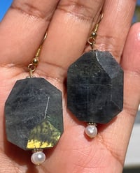 Image 2 of labradorite octagon 