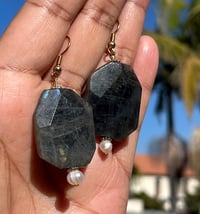 Image 1 of labradorite octagon 