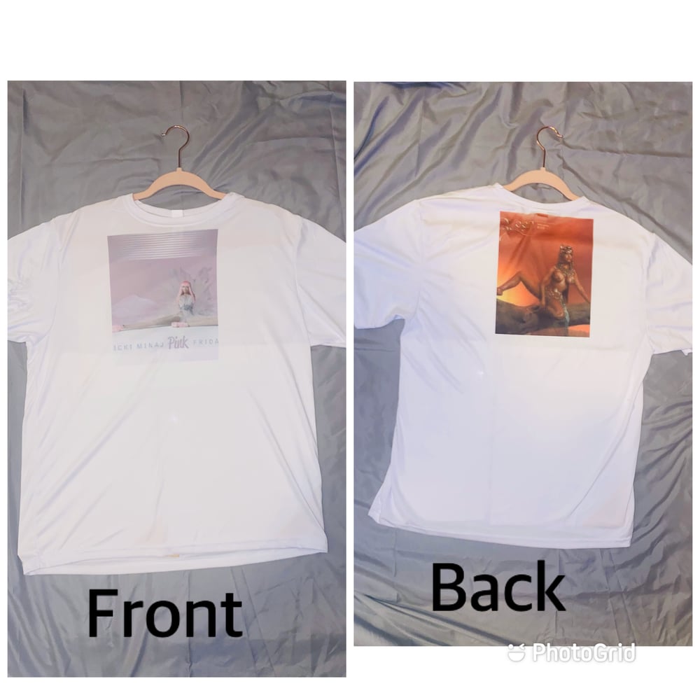 Image of Pink Friday Album cover t-shirt