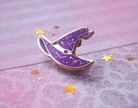 Image 4 of WITCH HAT HARD Enamel Pin