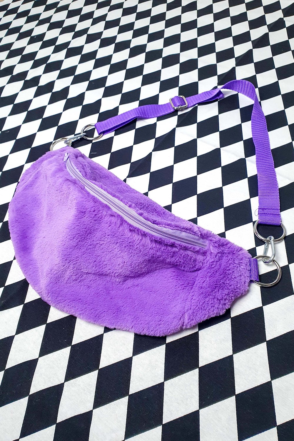 Image of Violet Fluffy Fanny Pack