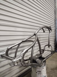 Image 3 of Tinworksinc Radius Rigid Frame 200 mm BobberChopper Billet Axle Blocks 