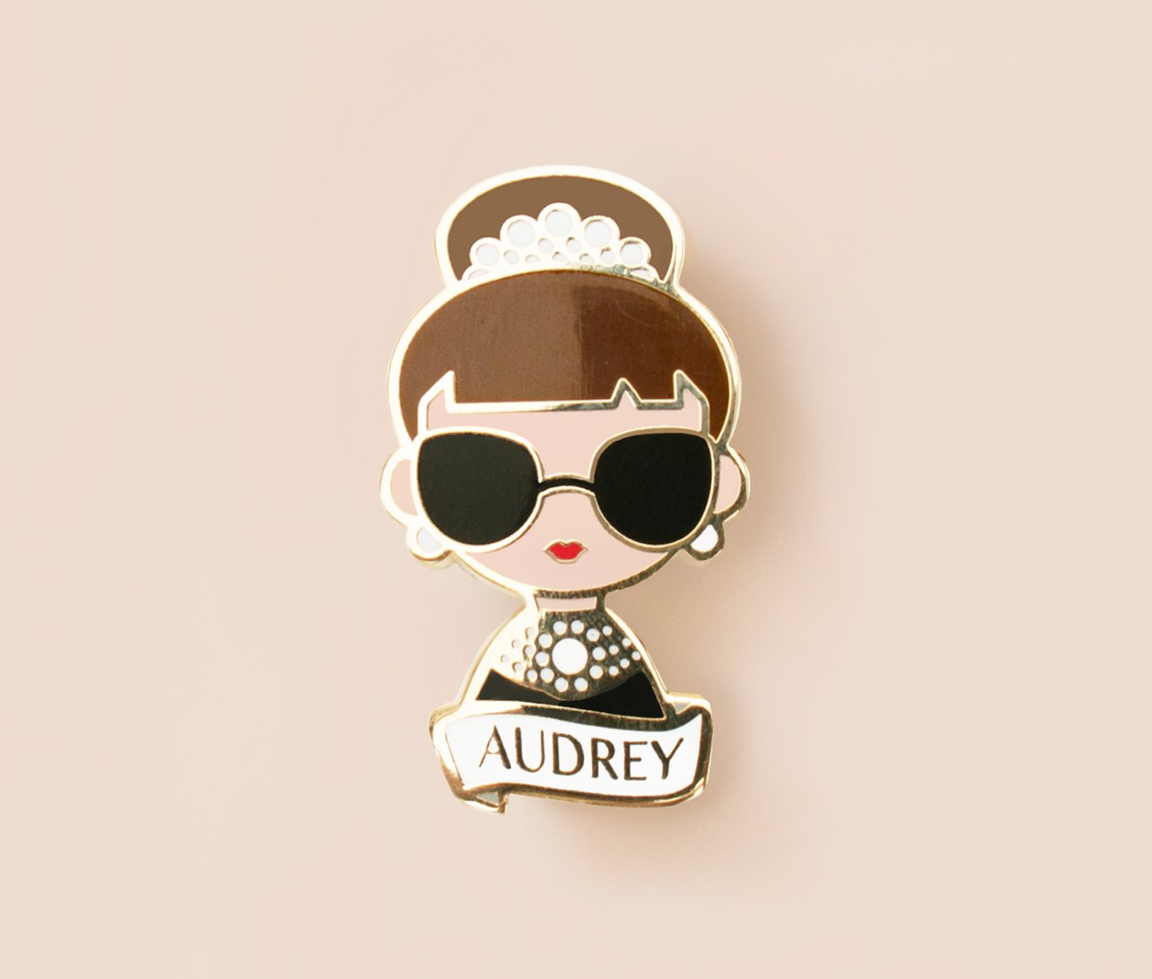 AUDREY HEPBURN BROOCH | Sketch.inc