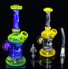 Baker The Glass Maker Rig (UV Illuminati & UV Electric Flamingo) FREE SHIPPING