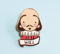 Image 1 of WILL SHAKESPEARE BROOCH