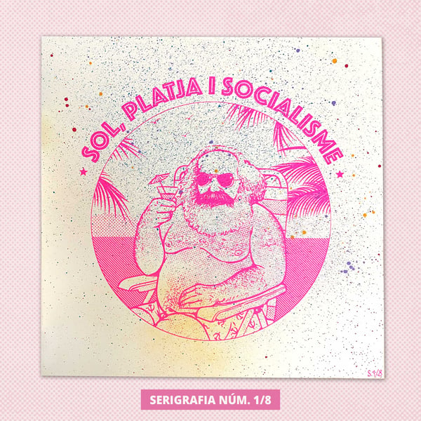 Image of Sol, Platja i Socialisme - SERIGRAFIA
