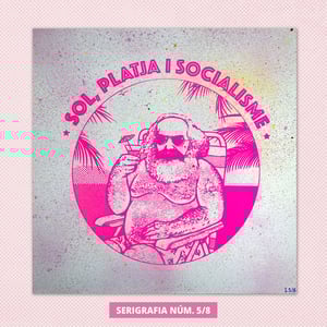 Image of Sol, Platja i Socialisme - SERIGRAFIA